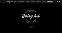 Desktop Screenshot of foleyart.com